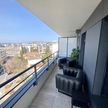 Sobnb - Luxueux Proche Tram Avec Parking Appartement Annemasse